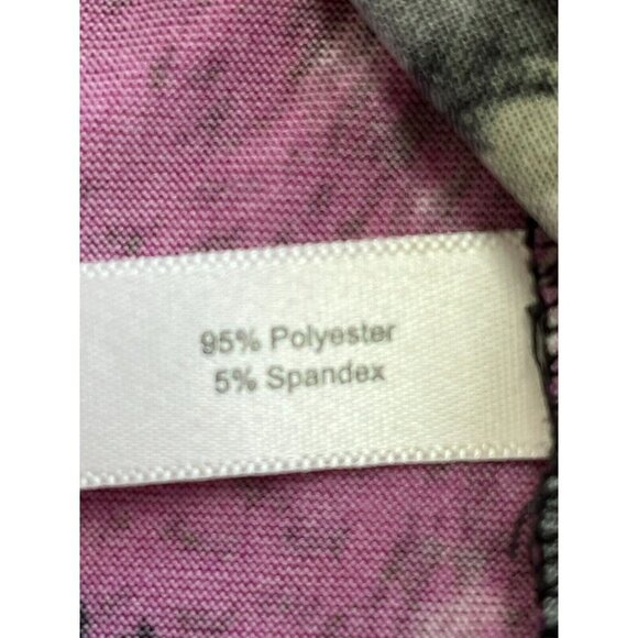 Fashion Bug Babydoll Top Tunic 1X Stretch Y2K Abstract Boho Mobwife Purple - Picture 4 of 5